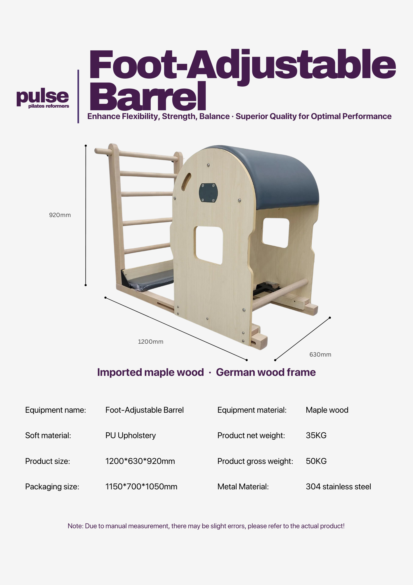 Foot-Adjustable Barrel